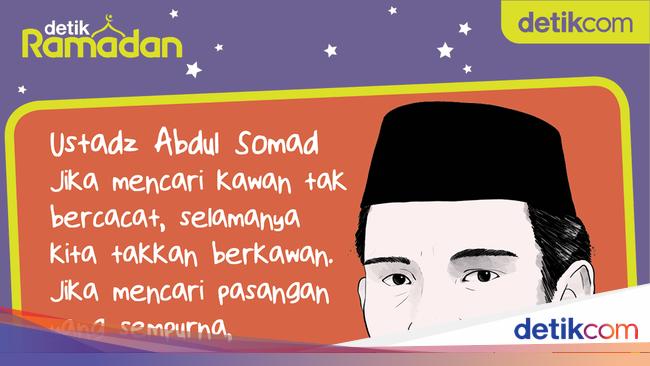 Kata Ustadz Somad Kawan Tanpa Cacat Itu Mustahil