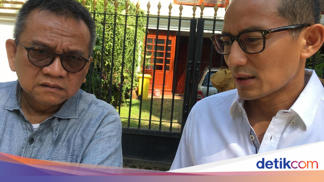 Bertemu Prabowo, Sandi Lapor Hasil Open House Jokowi 