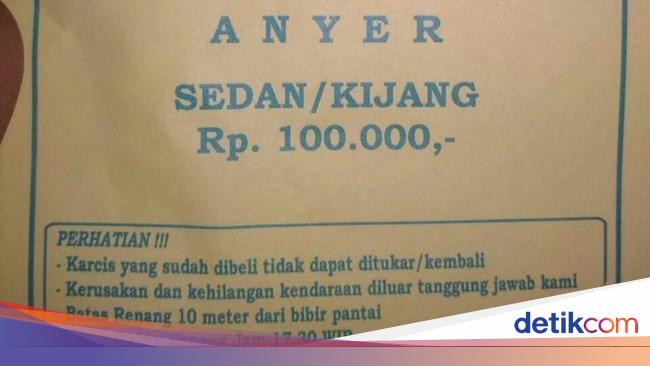 Viral Tiket Pantai Anyer Rp 100 Ribu Pemda Nggak Terlalu Mahal