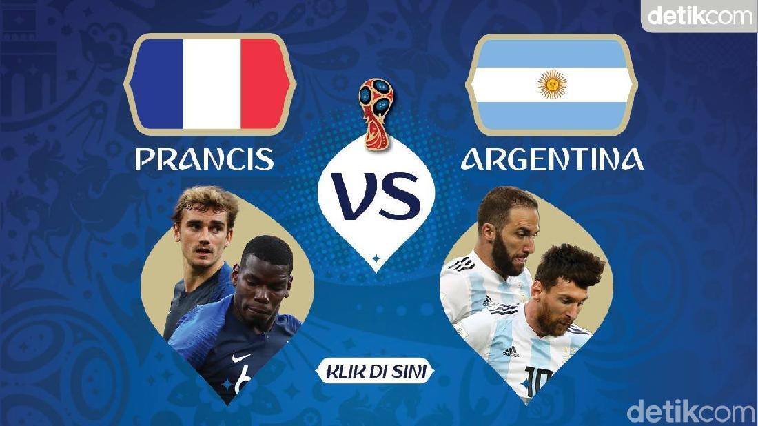 Head To Head Argentina Vs Prancis Jelang Final Piala Dunia 2022