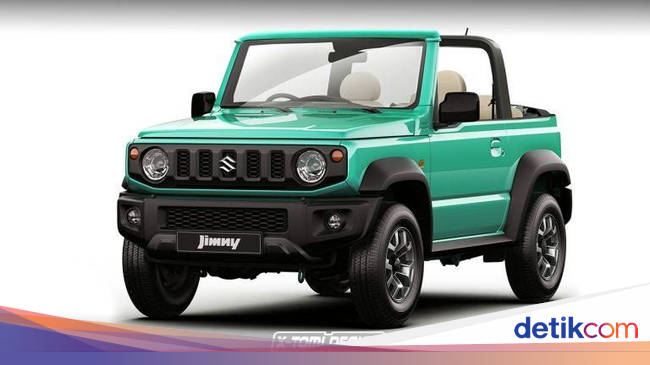 Begini Tampang Suzuki Jimny Terbaru Tanpa  Atap 