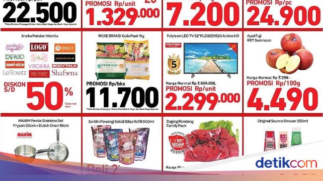 Diskon Hingga 77%, Sepatu Hingga Ranjang di Transmart 