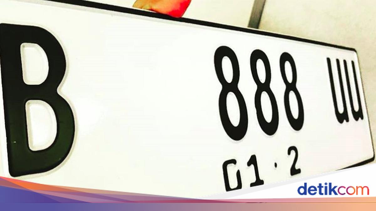 Pelat Nomor Kendaraan Putih Tulisan Hitam Dimulai dari Kendaraan Baru ...