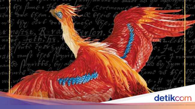 Burung Phoenix Hiasi Buku Harry Potter A History of Magic Burung Phoenix Hiasi Buku Harry Potter A History of Magic