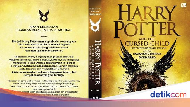 Buku Harry Potter Dan Si Anak Terkutuk Terbit Di Indonesia 17 September