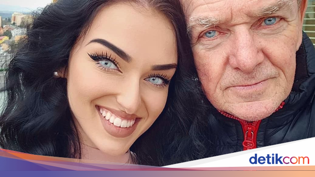 Foto: Mata Indah Kakek Ganteng & Cucu Cantik yang Bikin Takjub