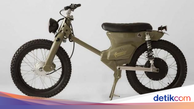 Di China  Honda C70 Jadul Disulap Jadi Motor  Listrik 