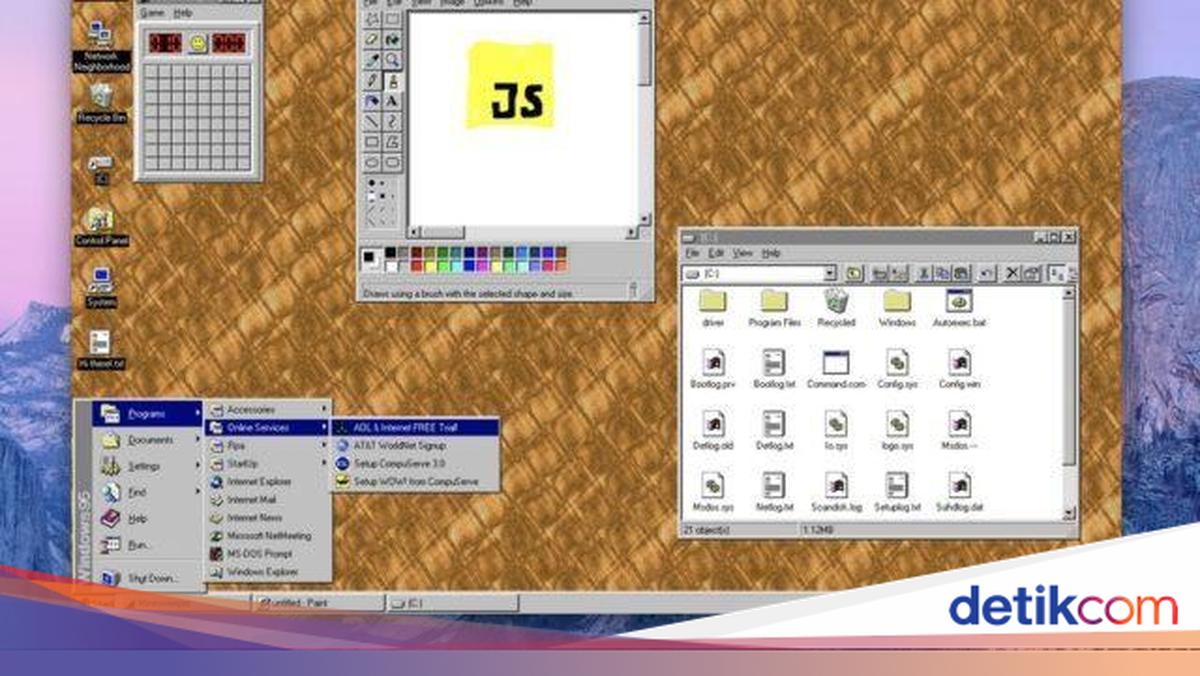 Demi Apa? Pria Ini Bikin Emulator Windows 95 Pakai Javascript