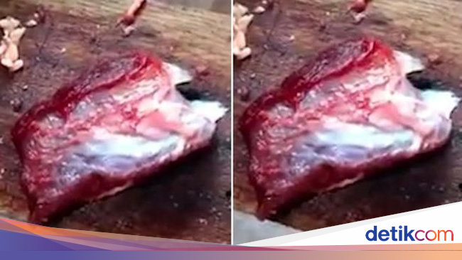 Hii! Daging Sapi Ini Masih Bergerak-gerak Setelah Dipotong