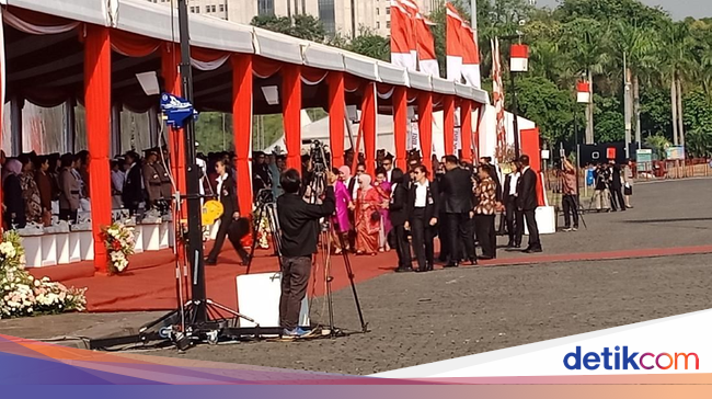 Iriana Jokowi Hadiri HUT ke-70 Polwan di Monas