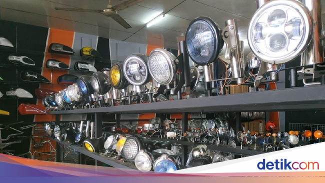 Tak Sampai Sejuta Rupiah, Ini Aksesori Motor Bergaya Retro