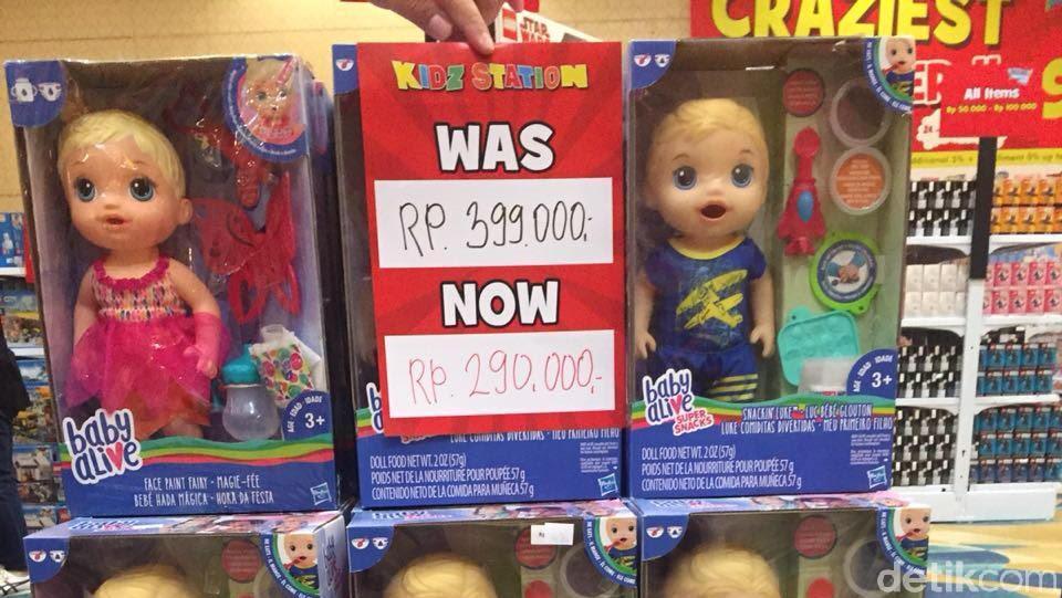 harga baby alive di toys city