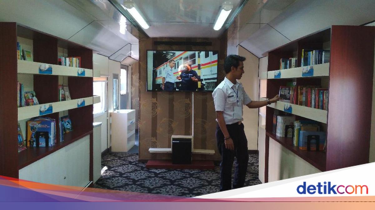 Bukan Perpustakaan Biasa, Ini Rail Library yang Ada di Dalam Kereta