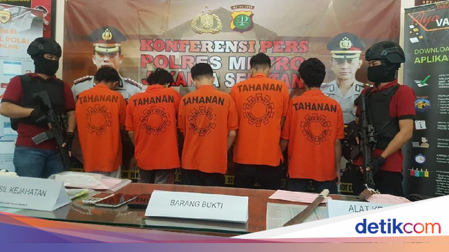 Polres Jaksel Tangkap Komplotan Perampok Minimarket Bersajam
