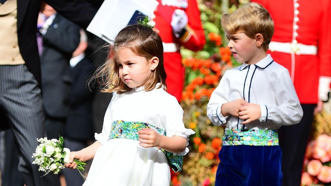 Gemas! Pangeran George Dan Charlotte Jadi Pengiring Pengantin Putri Eugenie