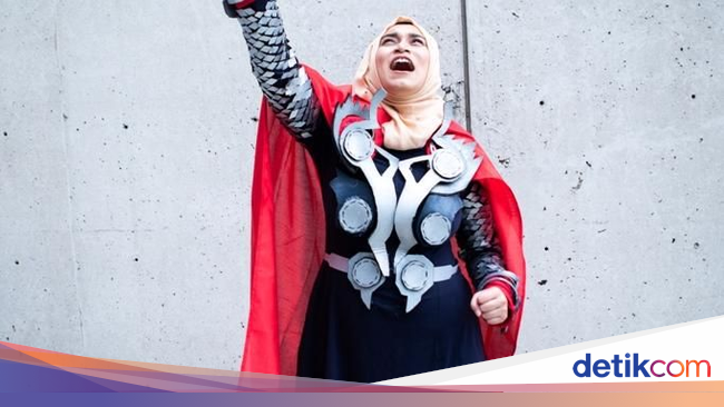 Foto Uniknya Kostum  Avengers Pakai Hijab  yang Viral Ini