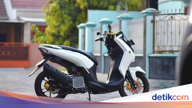 Modifikasi Yamaha Lexi buat Emak Belanja ke Pasar  Modifikasi Yamaha Lexi buat Emak Belanja ke Pasar