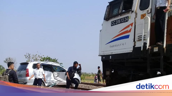 1 dari 5 Korban Mobil  Terseret KA Ranggajati di Nganjuk  