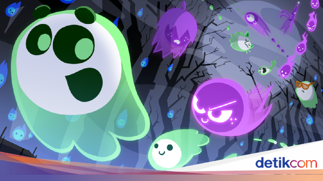 Bisa Main Game Multiplayer di Google Doodle Edisi Halloween