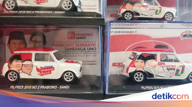 Keren, Ada Diecast Bertema Jokowi-Prabowo