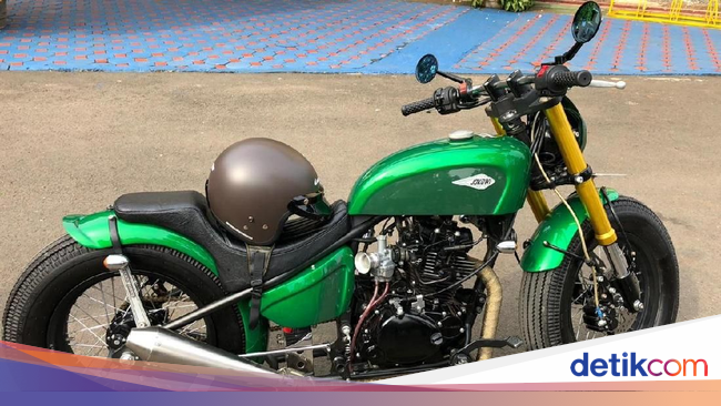 Ini Motor Modifikasi yang Ditunggangi Jokowi ke Pasar Ini Motor Modifikasi yang Ditunggangi Jokowi ke Pasar