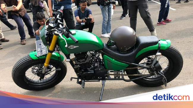 Ini Detail Spesifikasi Modifikasi Kawasaki W175 Milik Jokowi