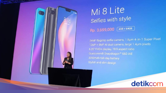Xiaomi Mi 8 Lite Dirilis dengan Harga Menggoda