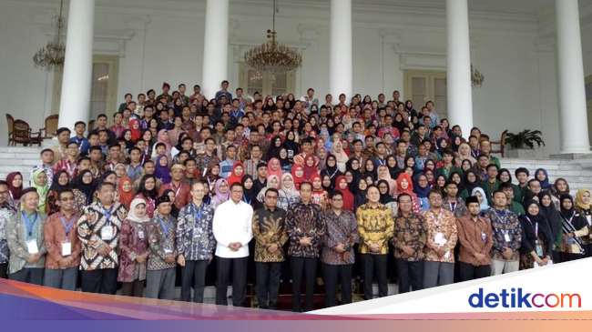 Jokowi Bertemu Kongres Pemuda di Istana Bogor