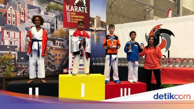 Juara Bocah Solo Ini Raih Medali Emas Karate Internasional Di Belgia