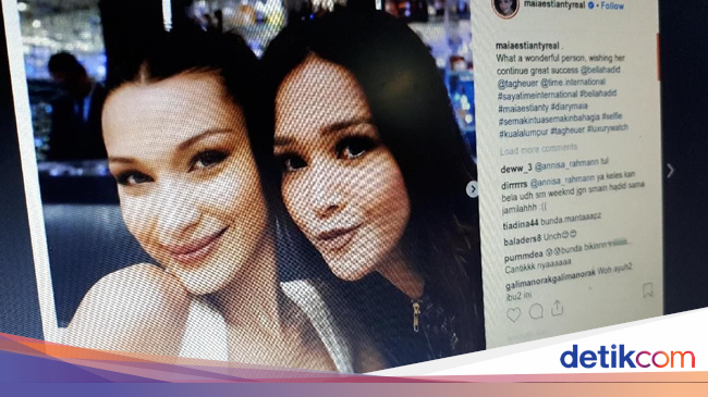 Foto Bareng Bella Hadid, Maia Dipuji Rossa hingga Tata Janeeta