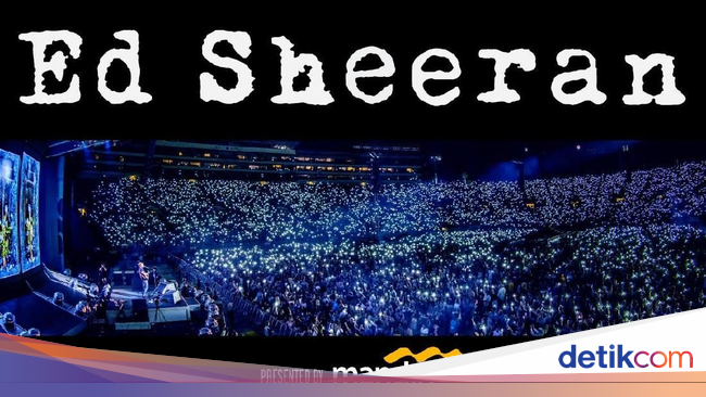 Serbu! Tiket Konser Ed Sheeran di Jakarta Resmi Dijual