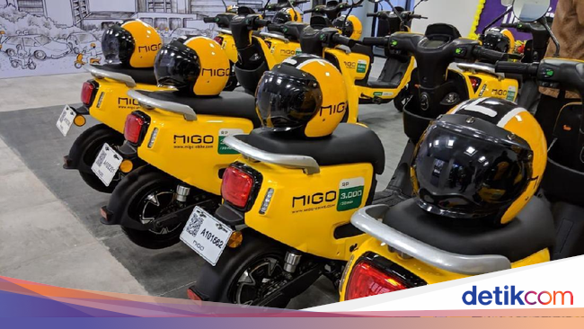 Kuning kuning Cerahnya Sepeda Listrik Bertarif Sewa Rp 6 Kuning kuning Cerahnya Sepeda Listrik Bertarif Sewa Rp 6