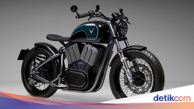 Gantengnya Motor  Bobber Bertenaga Listrik  Veitis EV  Twin