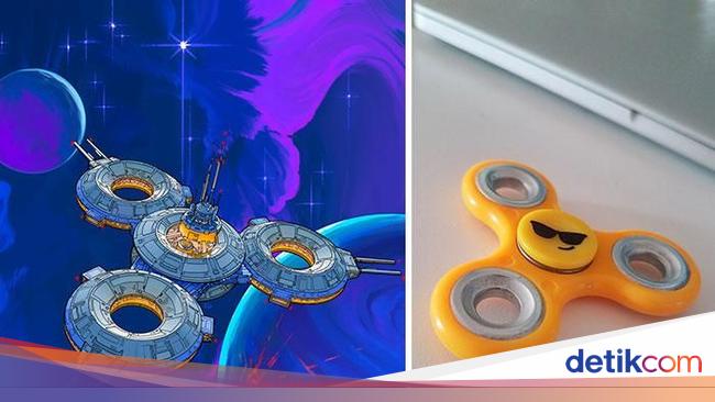 Seniman 'Sulap' Benda Sehari-hari Jadi Pesawat Luar Angkasa