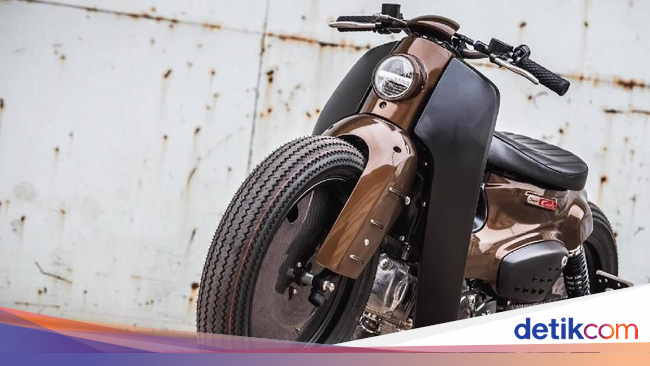 Honda Super Cub Bergaya Cafe Racer, Keren Abis!