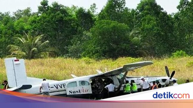 Susi Air Tergelincir Di Bandara Binuang Kaltara
