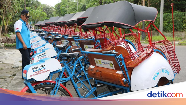 Ingin Ringankan Beban Pengayuh UGM  Luncurkan Becak Listrik 