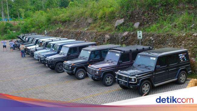 Puluhan Mercedes G-Class Gelar Long Touring 'Meneroka Swarnadwipa'