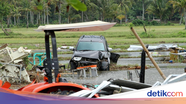 Mobil Terendam Tsunami, Ini Estimasi Biaya Bersihkan 