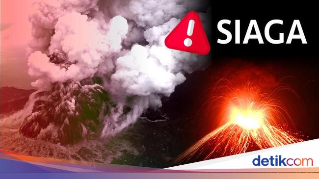 Level Siaga Hingga Waspada Ini Peta Status Gunung Berapi Di Indonesia