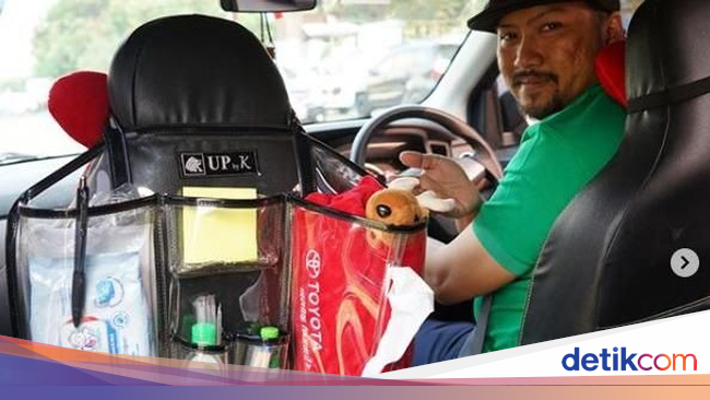 Bak Toserba Berjalan, Driver Grab Ini Sedia Minuman sampai Peniti