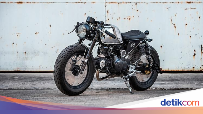 Si Mungil Honda Monkey Pakai Jubah Cafe Racer Si Mungil Honda Monkey Pakai Jubah Cafe Racer