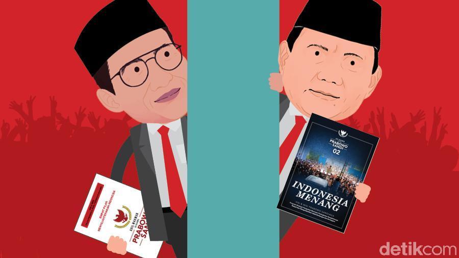 5 Perbedaan Visi Misi Lama Dan Baru Prabowo-Sandiaga