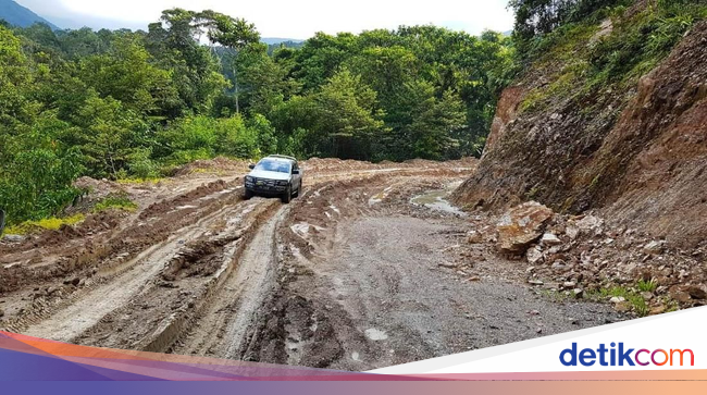 Potret Jalan Trans Papua yang Rusak Berat