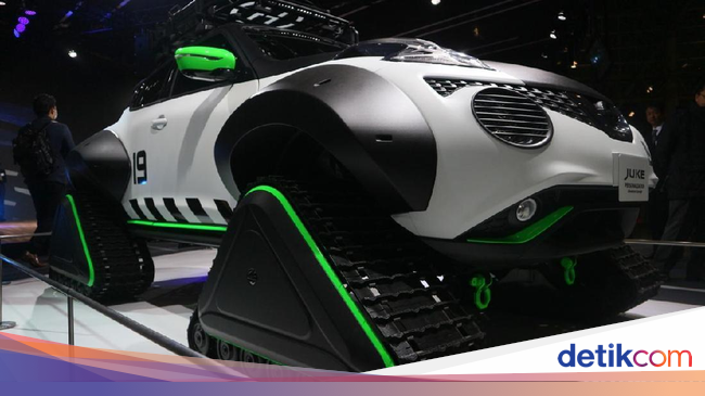 Nissan Juke Pakai Roda ala Tank!