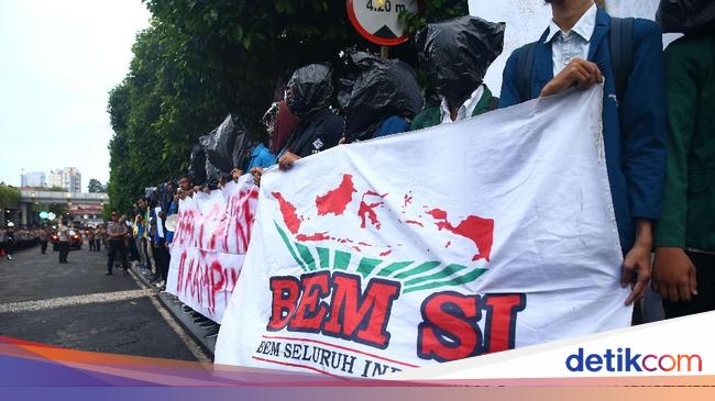 Jelang Pelantikan Anggota DPR, BEM SI Kembali Gelar Aksi Pagi Ini - detikNews