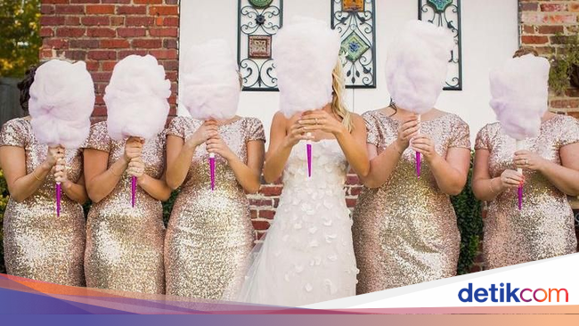 Gemasnya Buket Bunga untuk Pernikahan yang Terbuat dari Gemasnya Buket Bunga untuk Pernikahan yang Terbuat dari