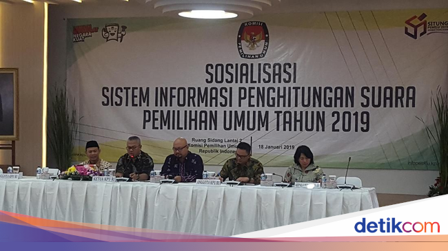 KPU Sosialisasi Sistem Hitung Suara Pemilu 2019 ke 