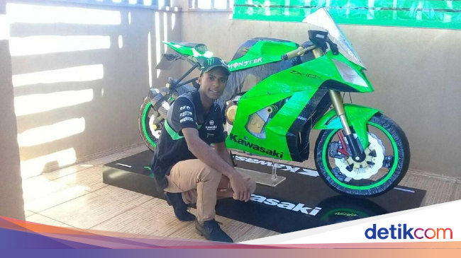 Kreatif! Bikin Motor dari Kardus