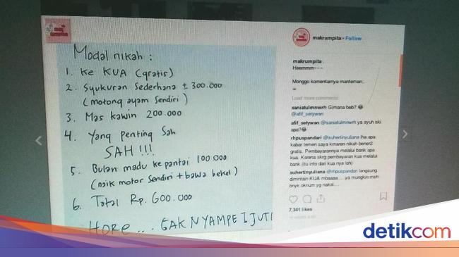 Soal Nikah Murah Psikolog Jangan Ikut Tren Tentukan Prioritas